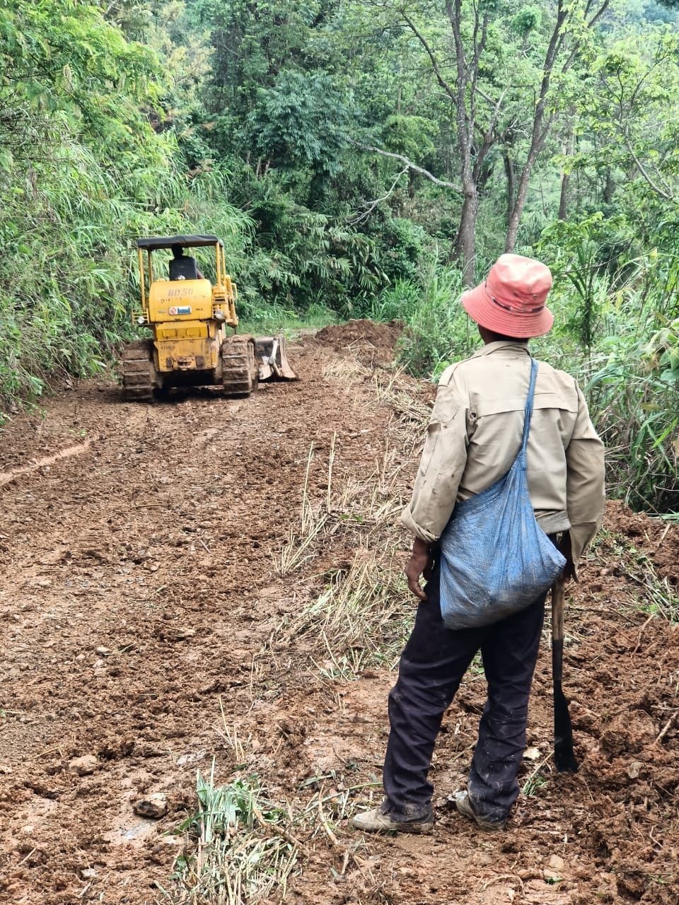 Coco-Doyang and Saptiqa roads have been repaired and maintained by MLA Er Picto Shohe recently under Zuhnbeoto district. (Photo Courtesy: Atoizu Area GB Association)